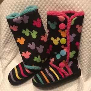 Youth size 3 little miss matched Disney Boots